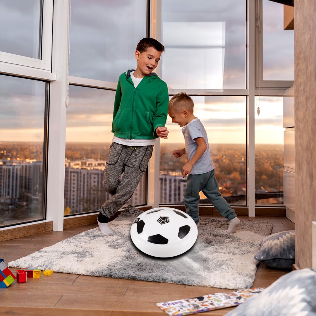 Magic Air Soccer Ball for Toddlers with Flashing Colored LED Lights
