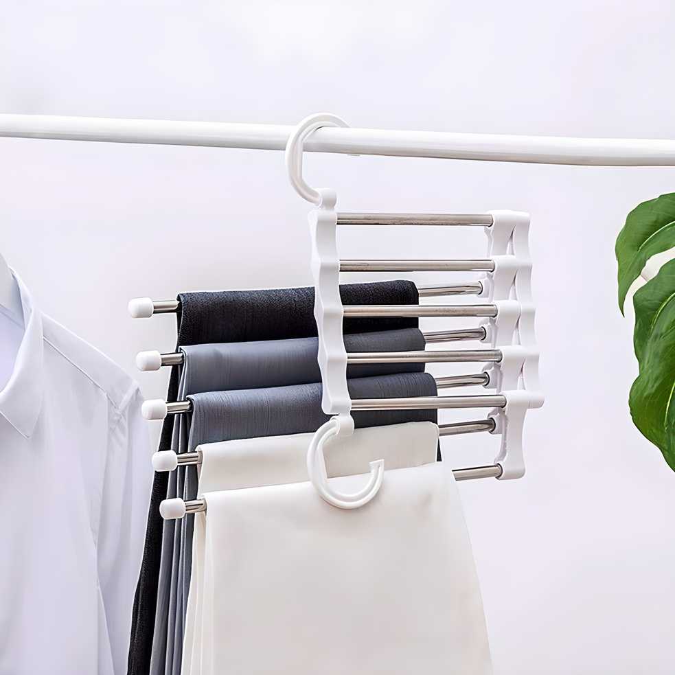 5-in-1 Stainless Steel Pants Hanger