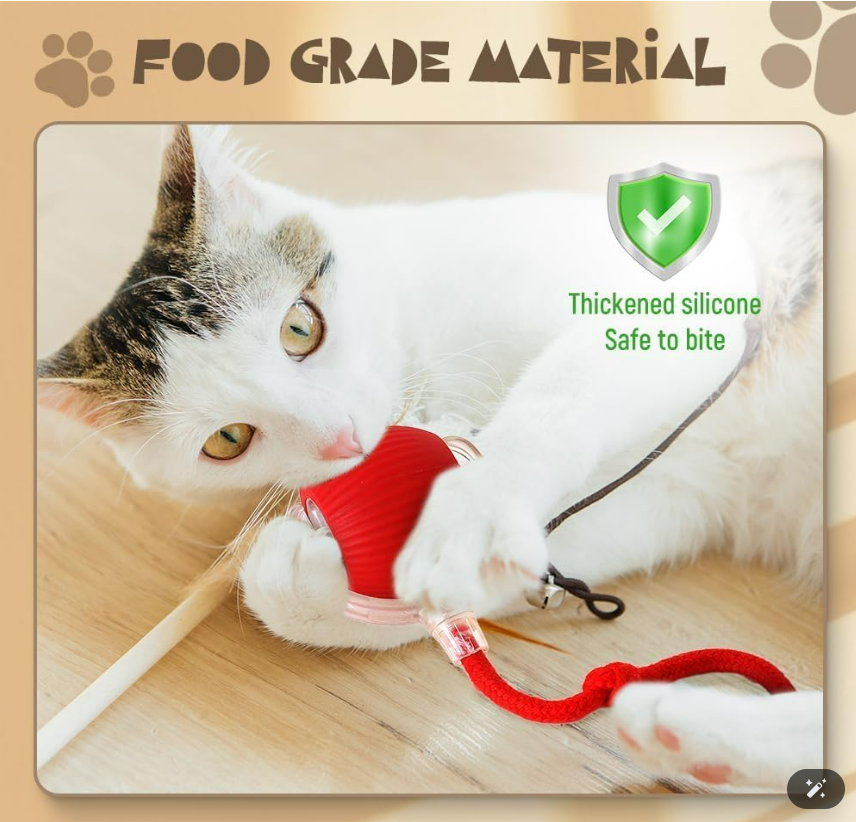Viral Rolling Ball,Interactive Cat Ball Toy